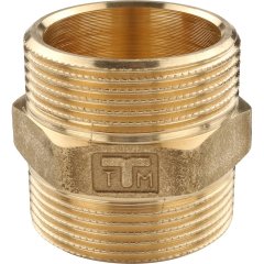 Ниппель HH TIEMME 1 1/2х1 1/2 для стальных труб резьбовой, 1500088