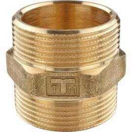 Ниппель HH TIEMME 1 1/2х1 1/2 для стальных труб резьбовой, 1500088