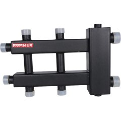 ROMMER RDG-0060-024013 ROMMER Коллектор (дублер компакт) с гидроразделителем на 1+1+1 контура  до 60 кВт