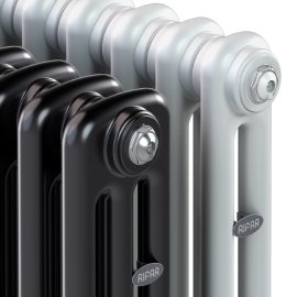 Трубчатый радиатор RIFAR TUBOG 3037/36 секций нижнее подключение DV1 (цвет RAL 7016 K7-G), TUB 3037-36-DV1-RAL 7016 K7-G