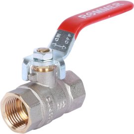 Кран шаровой ROMMER 1/2 ВН/ВН, ручка рычаг, RBV-0001-0110315