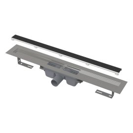 Водоотводящий желоб AlcaPlast без порогов с решеткой под кладку плитки, APZ15S-650