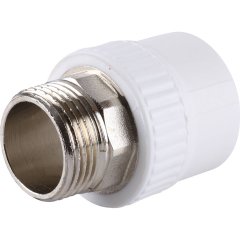Муфта комбинированная Kalde под шестигранник (наруж. резьба, 32x1 ) для полипропиленовых труб под сварку, 3222-nmo-321006