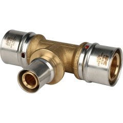 Тройник переходной STOUT 32х20х32 для металлопластиковых труб прессовой, SFP-0005-322032