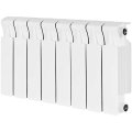 Радиатор биметаллический RIFAR MONOLIT 300 8 секций боковое подключение (белый RAL 9016), 3RM30-8