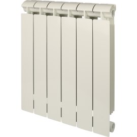 Радиатор биметаллический Global STYLE EXTRA 500 6 секций боковое подключение (белый RAL 9010)