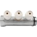 Коллектор с регулировочными вентилями TIEMME 1 х1/2 на 3 выхода (хром.)