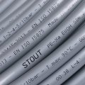 Труба из сшитого полиэтилена STOUT PEX 16х2,2 (бухта 240 метров, серая), SPX-0001-241622