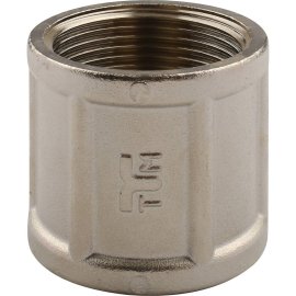 Муфта TIEMME ВВ никелированная 1 1/4х11/4 для стальных труб резьбовой, 1500399