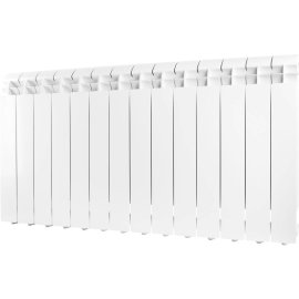 Радиатор алюминиевый Global VOX- R 500 14 секций боковое подключение (белый RAL 9010), VX05001014