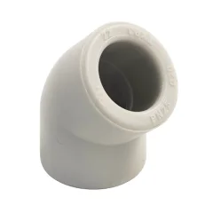 Угольник PPR  20х45, PN25 серый, РТП