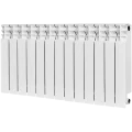 Радиатор биметаллический STOUT TITAN 500 13 секций боковое подключение (белый RAL 9016)