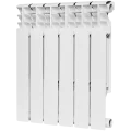 Радиатор биметаллический ROMMER Plus BM 500 6 секций боковое подключение (RAL9016), RBM-3210-050006
