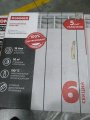 Уцененный товар (трещина на коллекторе): Радиатор биметаллический ROMMER Plus BM 500 6 секций боковое подключение (RAL9016), RBM-3210-050006