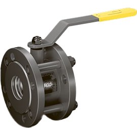 Кран шаровой LD 11с67п Ду 32 Ру16 фланцевый полнопроходной, КШ.Р.Ф.032.016.П/П.02