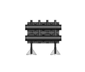 Распределительная гребенка Meibes на 2 контура