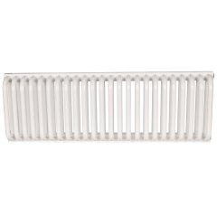 2-х трубчатый стальной радиатор ROMMER RST 2030/24 секции боковое подключение RAL9016