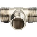 Тройник STOUT НН никелированный 1 X1 X1, SFT-0018-000111