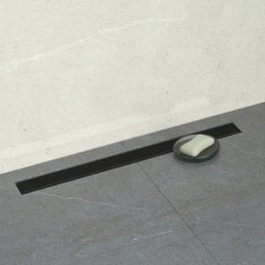 Душевой лоток BETTOSERB BETTO DRAIN Frameless Line 850 Black Matte Черный матовый/полая под плитку, без рамки, 13701322