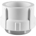 Муфта комбинированная Политэк 63x2 под шестигранник внутр. резьба для полипропиленовых труб под сварку (цвет белый), 9100006302
