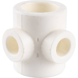 Крестовина переходная Kalde 40*20 для полипропиленовых труб под сварку (цвет белый), 3212-cdl-402000