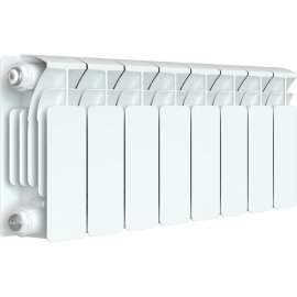 Радиатор биметаллический RIFAR BASE 200 8 секций боковое подключение (цвет RAL 7036), 84319