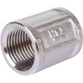 Муфта TIEMME ВВ никелированная 1/2х1/2 для стальных труб резьбовой, 1500136