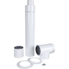 Горизонтальный коаксиальный дымоход DeDietrich 110/150мм