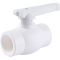 Кран шаровой Kalde d=32 для полипропиленовых труб под сварку (цвет белый), 3242-vlb-320003