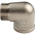 Угольник TIEMME НВ никелированный 3/4х3/4 для стальных труб резьбовой, 1500146