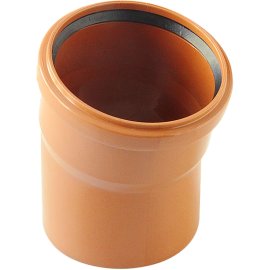 Отвод для наружной канализации Pro Aqua Terra D110/15 PP, PPH3011015