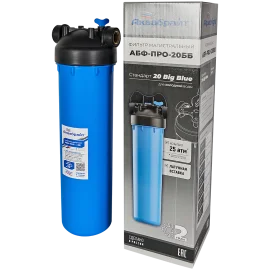 Магистральный фильтр стандарт для воды АКВАБРАЙТ, типоразмер Big Blue 20, 60 л/мин