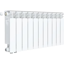Радиатор биметаллический RIFAR BASE VENTIL 350 BVL 11 секций нижнее левое подключение (белый RAL 9016), 1RB35.VL-11
