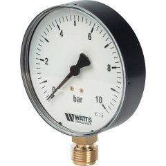 Манометр радиальный WATTS 100 мм 1/2 давление 10 бар