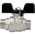 Кран шаровой STOUT полнопроходной, НР/НР, ручка бабочка 1/2, SVB-0006-000015