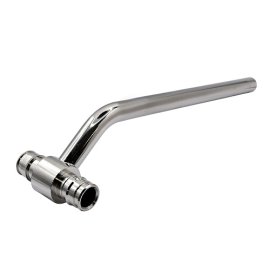 Трубка приборная Т-образная радиальная, латунь,20х250х20, хромированная, RTP