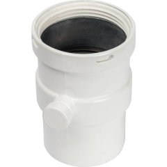 Элемент дымохода  STOUT горизонтальный DN80  п/м с патрубком для отвода конденсата, SCA-0080-020135