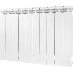 Радиатор биметаллический Global STYLE EXTRA 500 10 секций боковое подключение (белый RAL 9010)