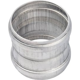 Элемент дымохода STOUT для соединения труб DN60/100, м/м соед. муфта с уплотнен,хомут с муфтой EPDM в комплекте.(с лого.), SCA-6010-000002