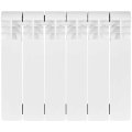 Радиатор биметаллический STOUT VEGA 350 6 секций боковое подключение (белый RAL 9016), SRB-1310-035006
