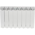Радиатор алюминиевый STOUT ALPHA 350 8 секций боковое подключение (белый RAL 9016), SRA-2310-035008