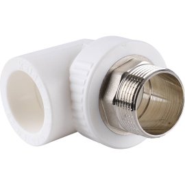 Угольник Kalde с наружной резьбой 40x1 1/4 для полипропиленовых труб, 3222-emo-401a06