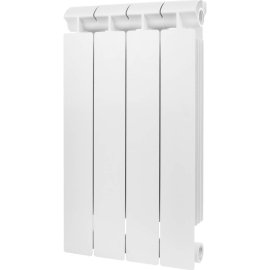 Радиатор биметаллический Global STYLE EXTRA 500 4 секции боковое подключение (белый RAL 9010)