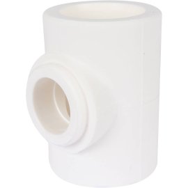 Тройник переходной Kalde 75х50х75 для полипропиленовых труб под сварку (цвет белый), 3212-tio-755075