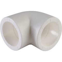 Угольник Политэк d=40 90* для полипропиленовых труб под сварку (цвет белый)