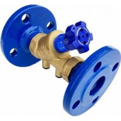 Комплект клапана балансировочного ручного Cimberio 787ОТ/2R 1/2 PN25 BB без изм. ниппелей  c фланцевыми патрубками