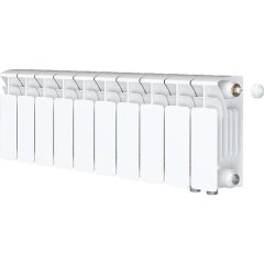 Радиатор биметаллический RIFAR BASE VENTIL 200 BVR 10 секций нижнее правое подключение (белый RAL 9016)