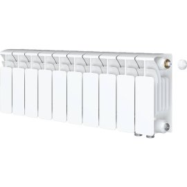 Радиатор биметаллический RIFAR BASE VENTIL 200 BVR 10 секций нижнее правое подключение (белый RAL 9016)