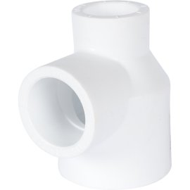 Тройник переходной Политэк 32х25х20 для полипропиленовых труб под сварку (цвет белый), 9300322520