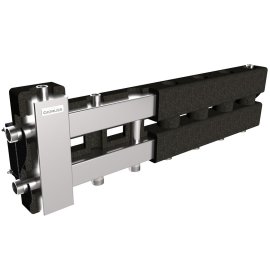 Балансировочный коллектор GIDRUSS BMSS-60-4D.EPP (до 60 кВт, вх. G 1, 3+1 контура G 1, 4D-кронштейны K.UMS, EPP-термоизоляция)